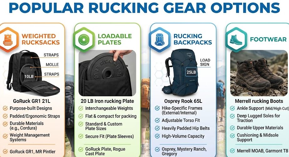 Choose best rucking gear for beginners