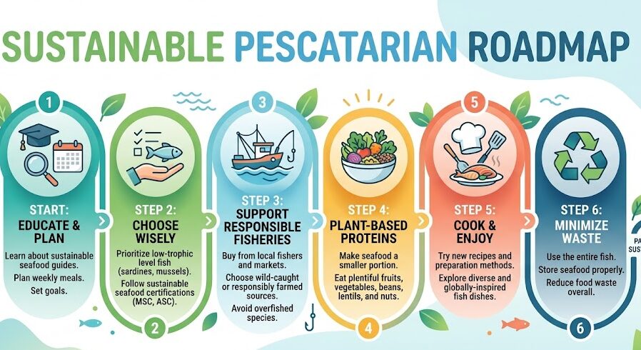 Build long-term pescatarian diet habits