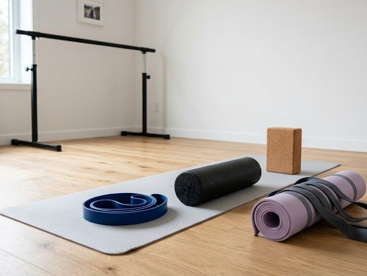 Use flexibility training tools for stretching challenge