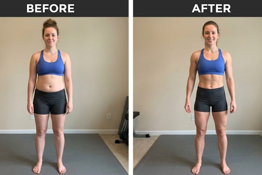 Results from completing the 21 Day Fix workout