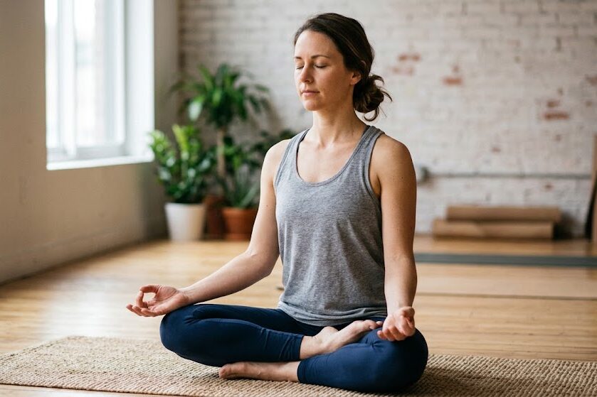 Reduce stress with Yoga for Belly Fat