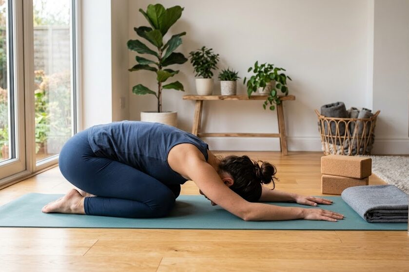Home setup for Yoga for Belly Fat