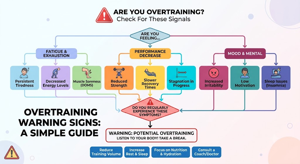  "Identify signs and symptoms of overtraining early