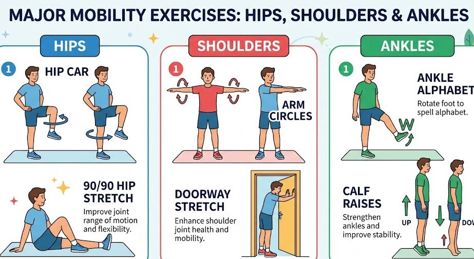 Best mobility exercises for major joints