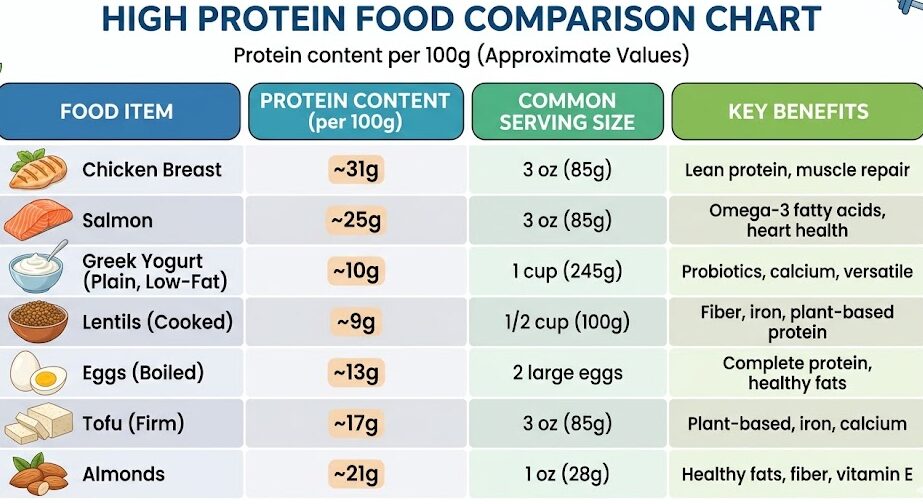 Best high protein foods for fat loss