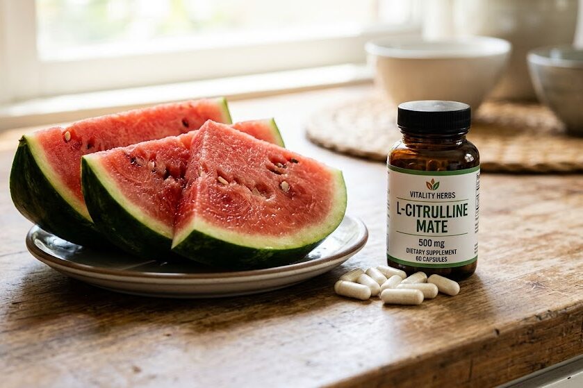 Natural and supplemental sources of citrulline