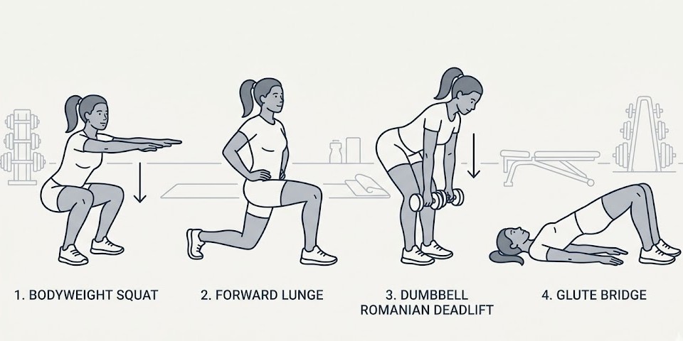 beginner legs workout