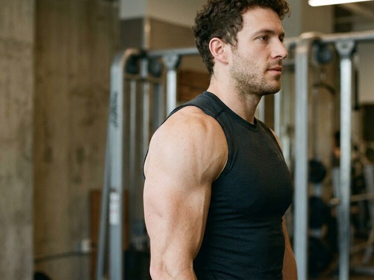 Three heads of the deltoid muscle