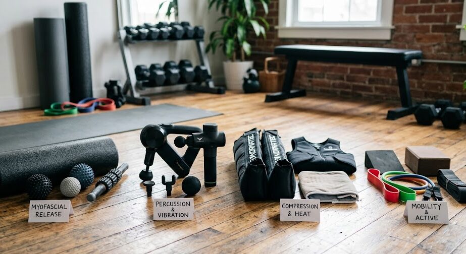 Compare muscle recovery tools after workout