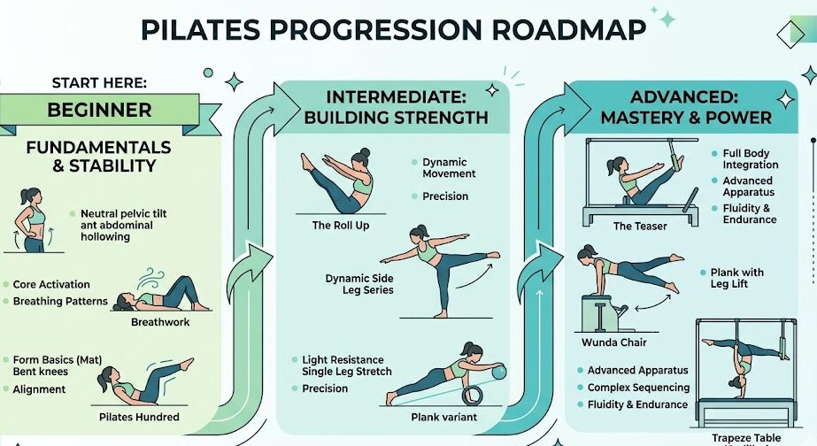 Progress Pilates workouts for long-term fitness success