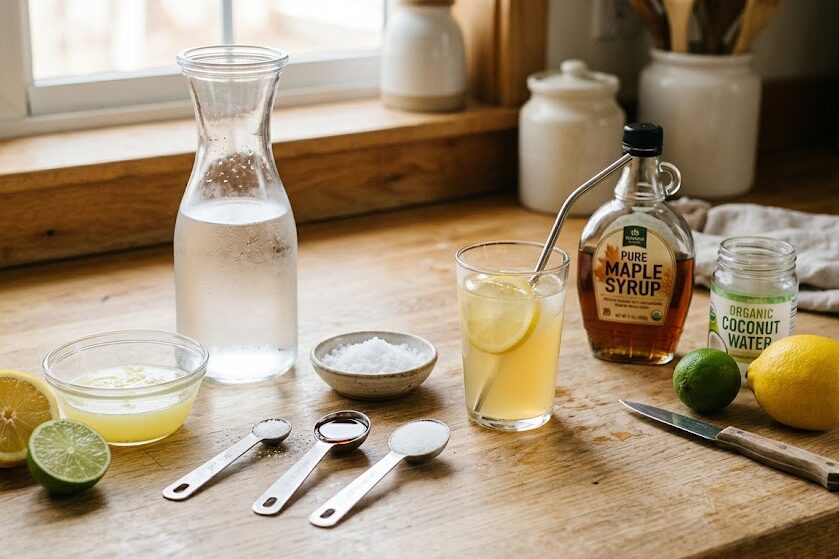 Easy DIY electrolyte drink for workout recovery