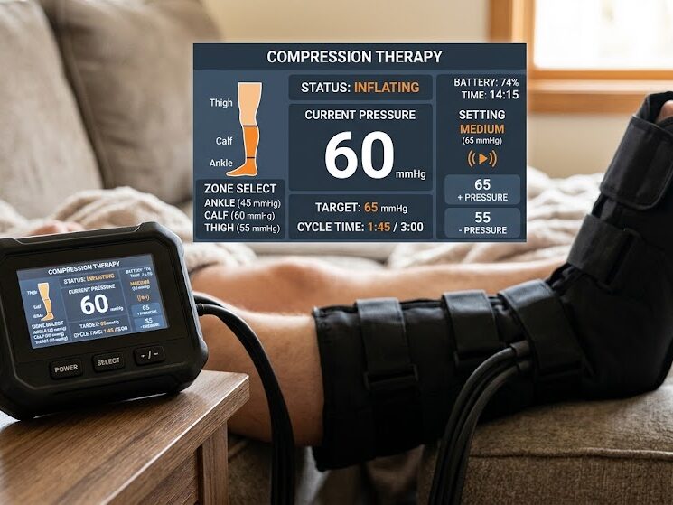 "Compare compression boots recovery settings