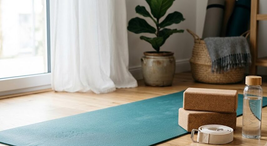 Practice morning yoga for energy and flexibility at home