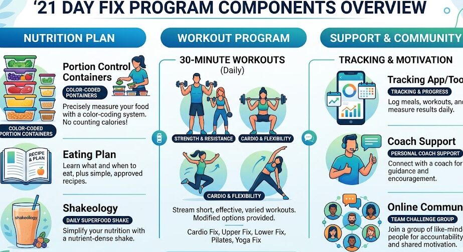 Understand 21 Day Fix workout program components