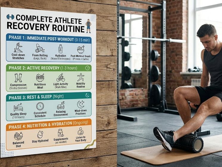 Comprehensive recovery plan including compression boots