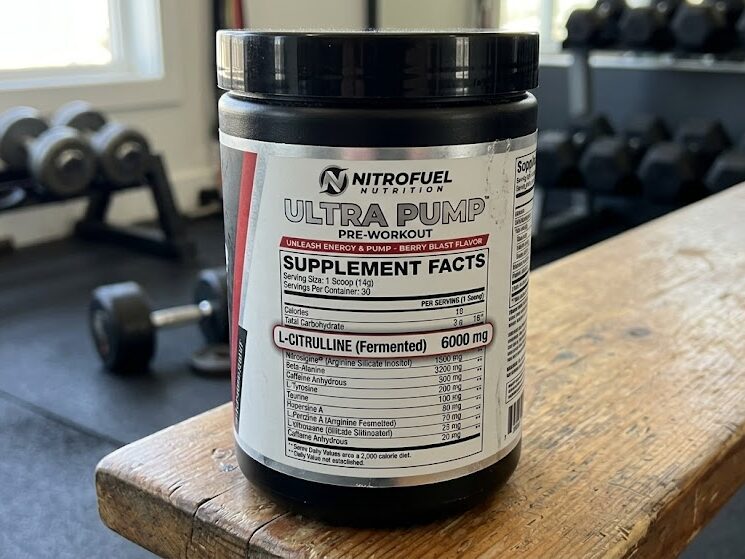 Compare citrulline pre workout ingredients on supplement label