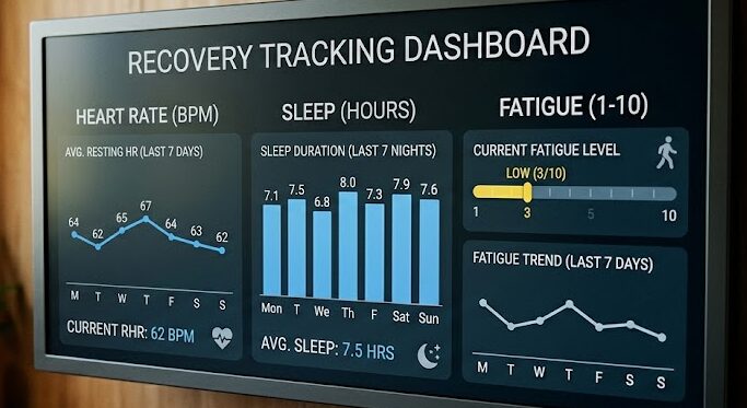 Monitor overtraining symptoms with recovery tracking