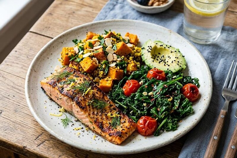 Anti-inflammatory diet meal for recovery