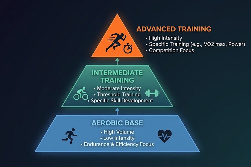 Progress from zone 2 cardio to advanced endurance training