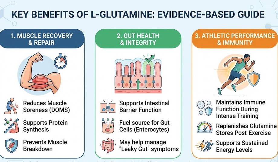 Glutamine benefits