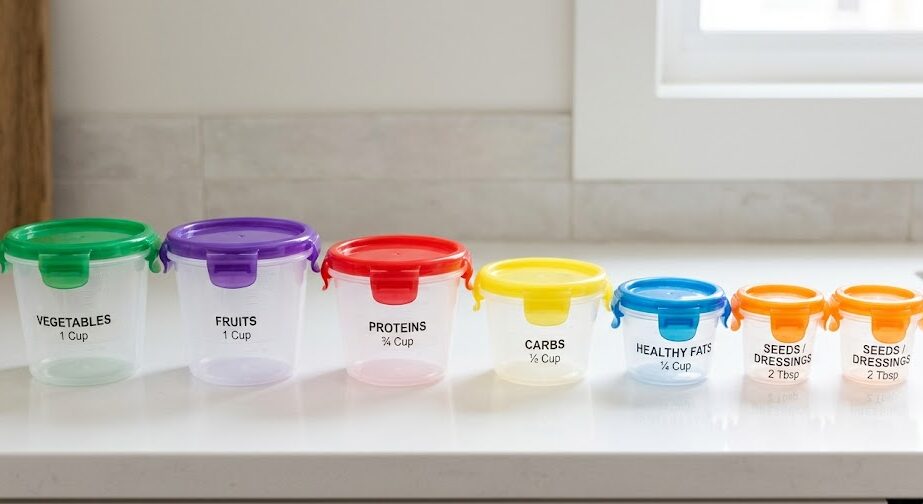 Use 21 Day Fix containers for portion control