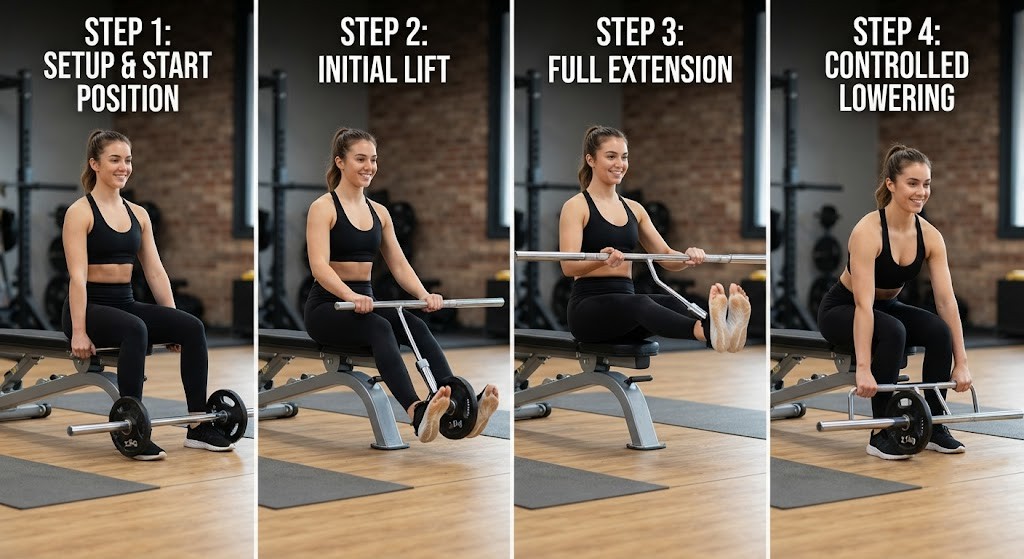 Use tib bar for tibialis raise exercise