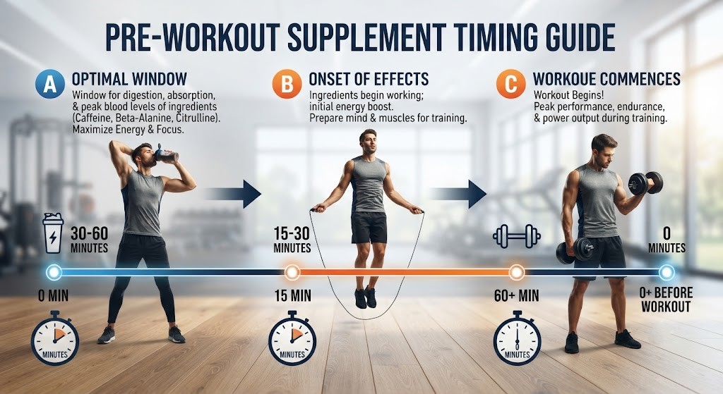 Take nitric oxide supplements before workouts