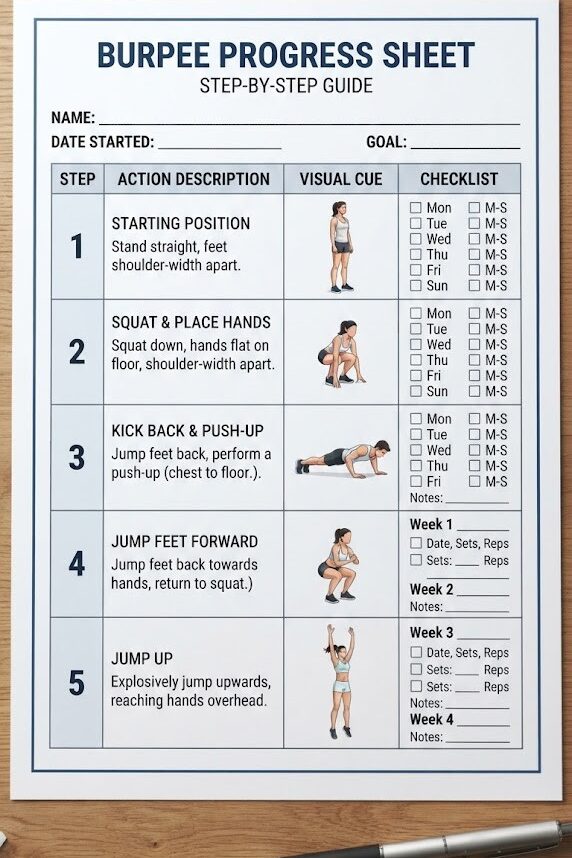 Monitor Burpee Ladder Challenge progress