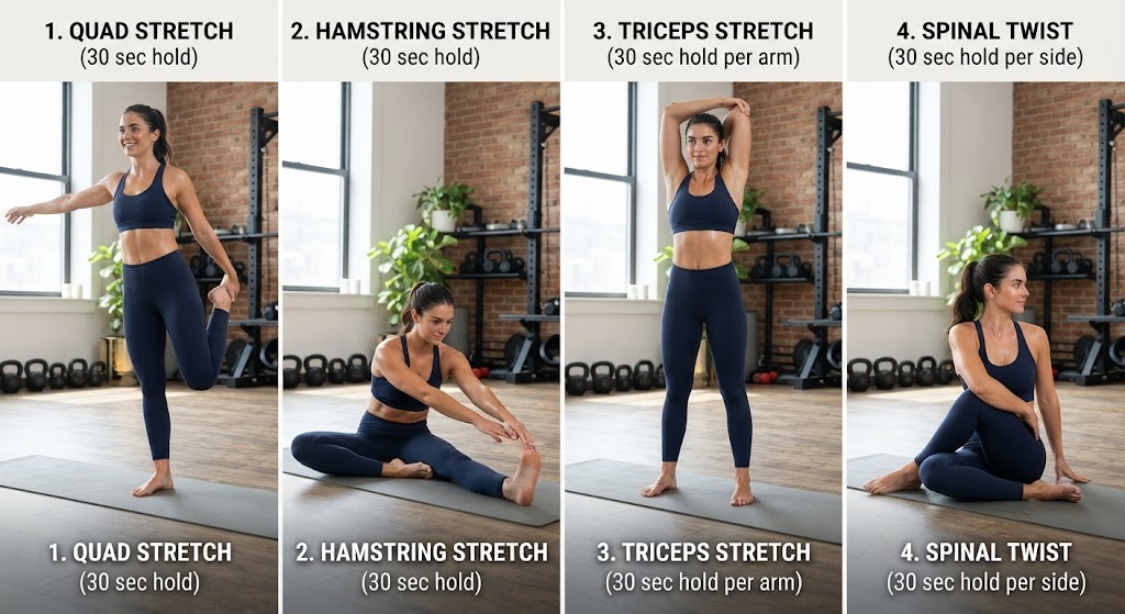 Post Workout Stretching Routine