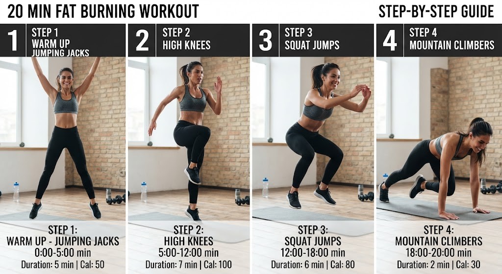 20 Minute Fat Burning Workout