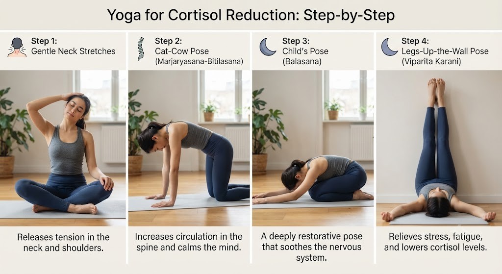 yoga for cortisol reduction