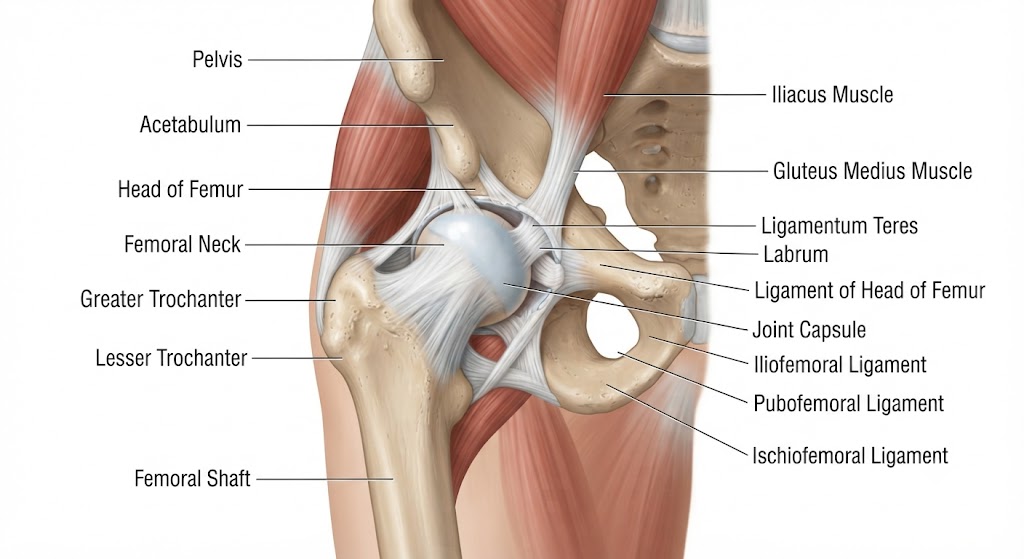 Understand muscles involved in hip-opening yoga poses