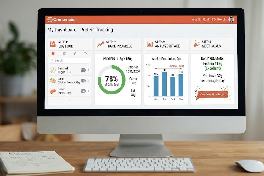 Track Protein Sparing Modified Fast macros using Cronometer
