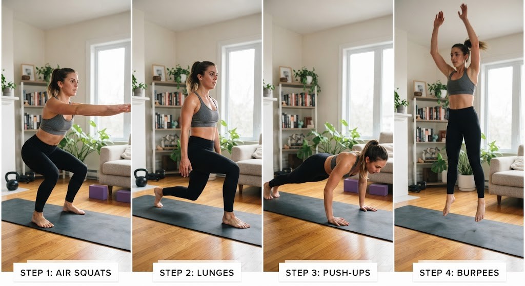AMRAP Workout at Home
