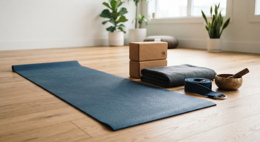 Use yoga props for safer hip opening yoga practice