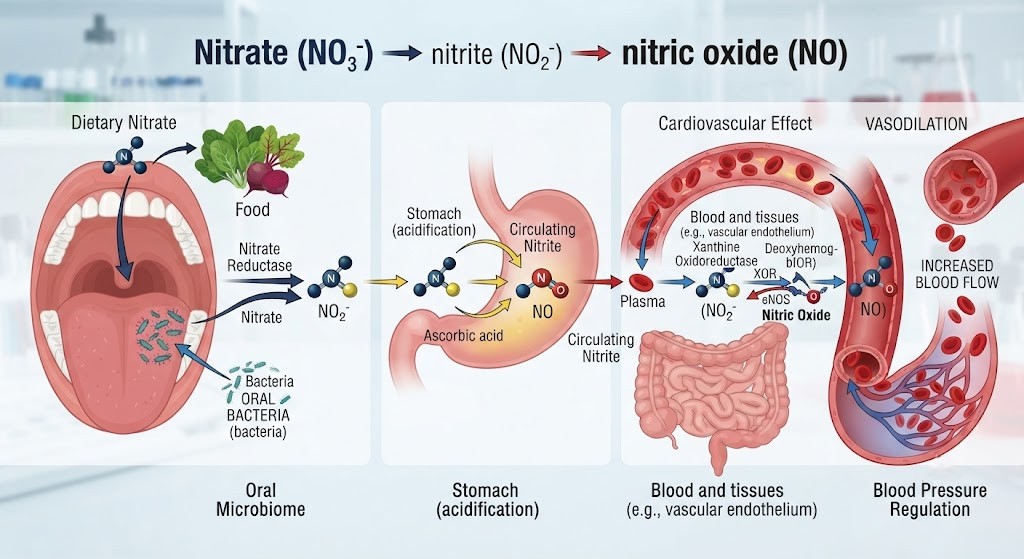 Understand nitric oxide production pathway