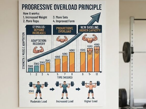 Increase workout intensity progressively