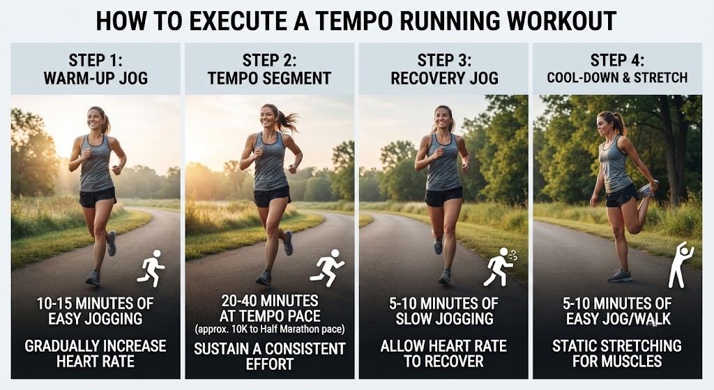 running tempo workout