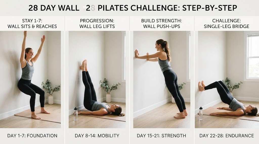 28 Day Wall Pilates Challenge