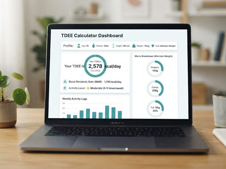 Calculate calorie deficit using TDEE calculator