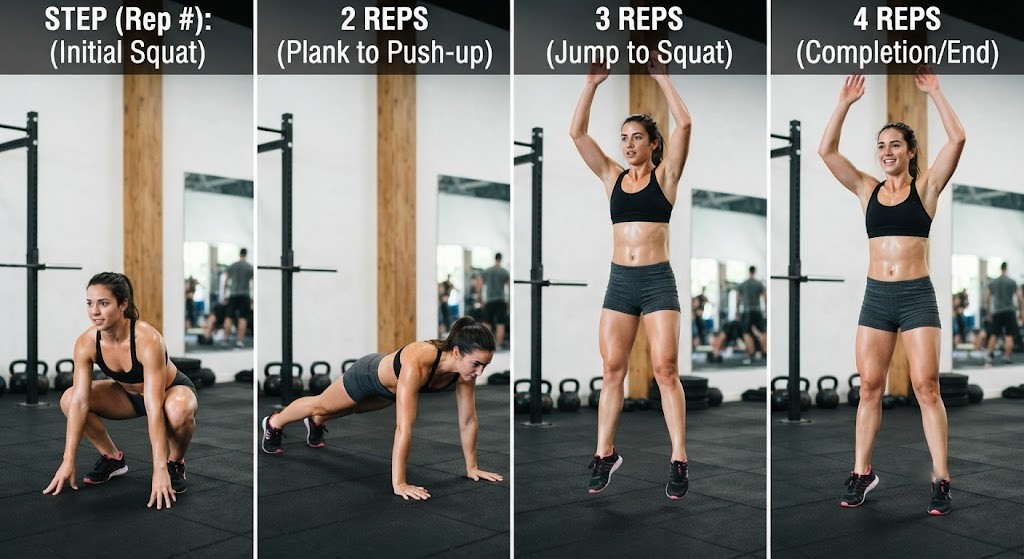 Burpee Ladder Challenge