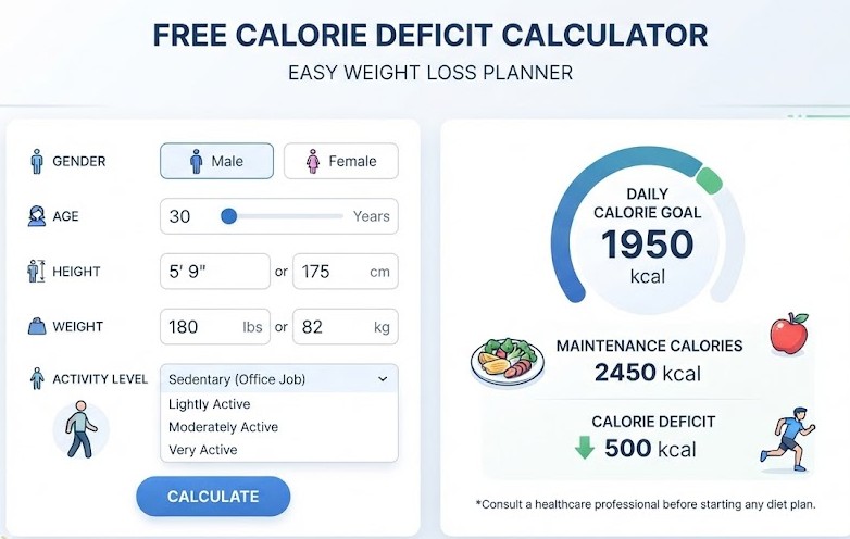 Calorie Deficit Calculator