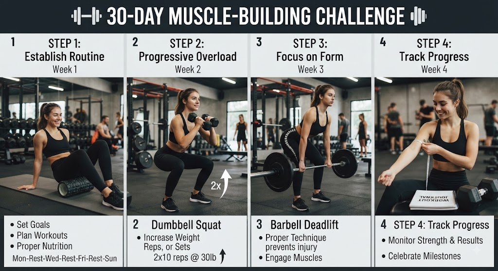 30-Day Muscle-Building Challenge