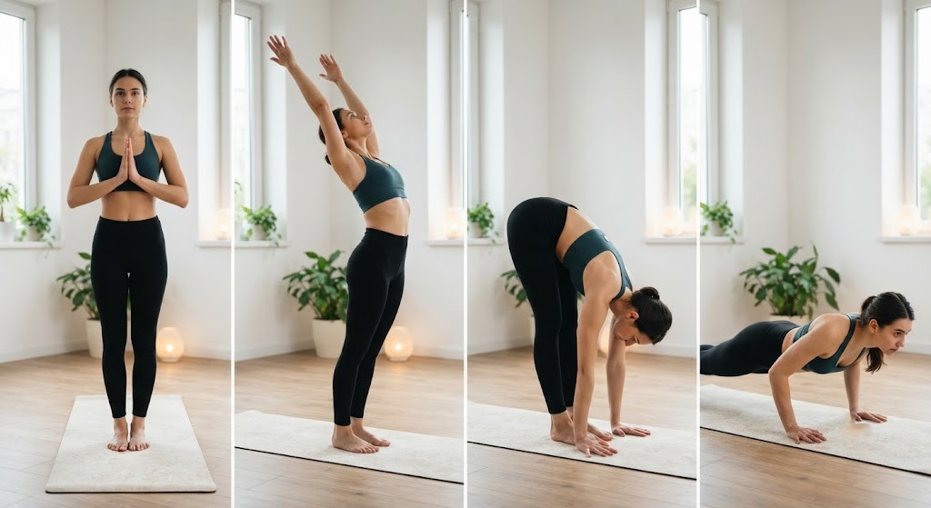 Follow a 15 Minute Daily Yoga Routine step by step