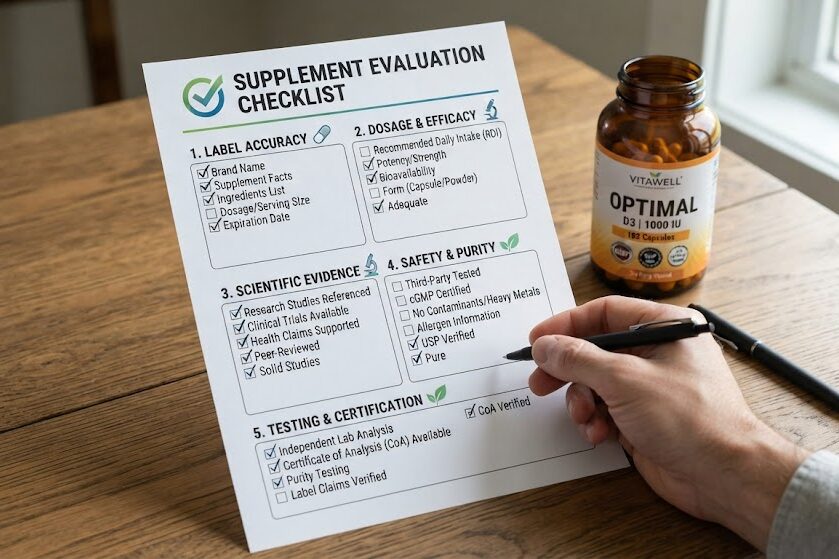 Evaluate PeakO2 supplement safety and evidence
