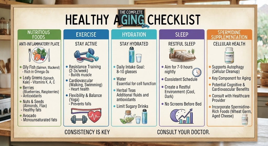 Build a healthy aging lifestyle with spermidine