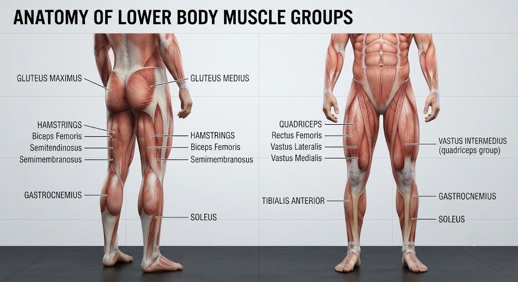 Build a complete lower body workout for knee strength