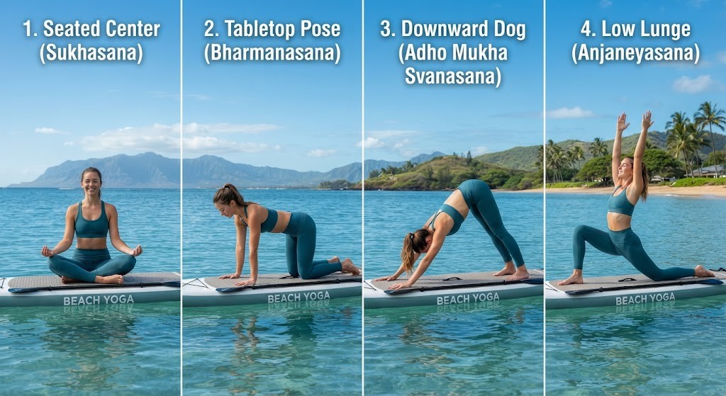 SUP Yoga Poses for Beginners