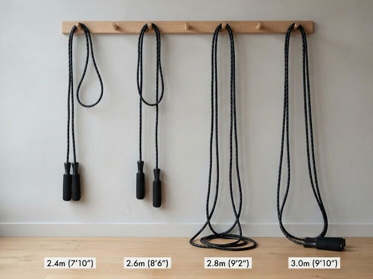 Choose the best jump rope for beginners using proper sizing