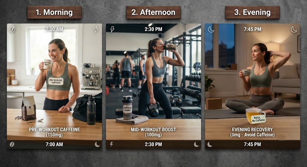 Plan caffeine before workout timing around your training schedule